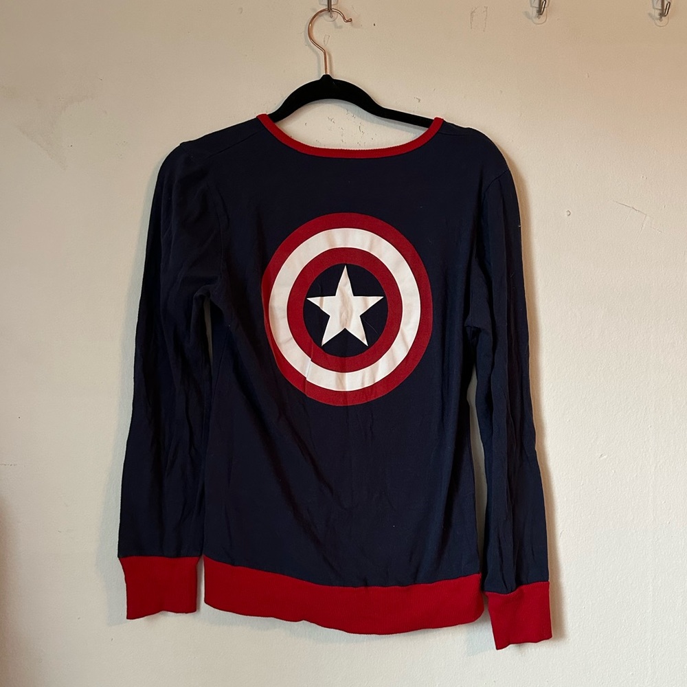 Marvel Her Universe Captain America cardigan